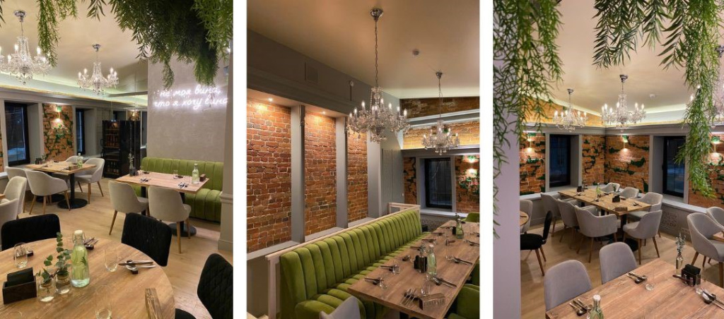 интерьер ресторана