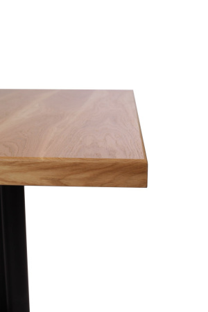 картинка Столешница квадратная 80*80 из дубовых ламелей от компании CORSASTYLE